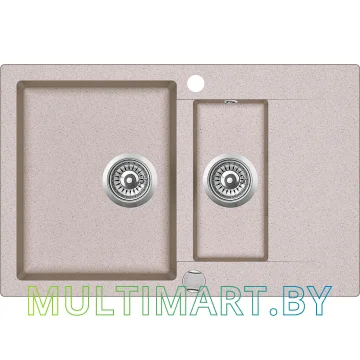 Кухонная мойка Aquasanita Cuba SQC151AW (beige 110)